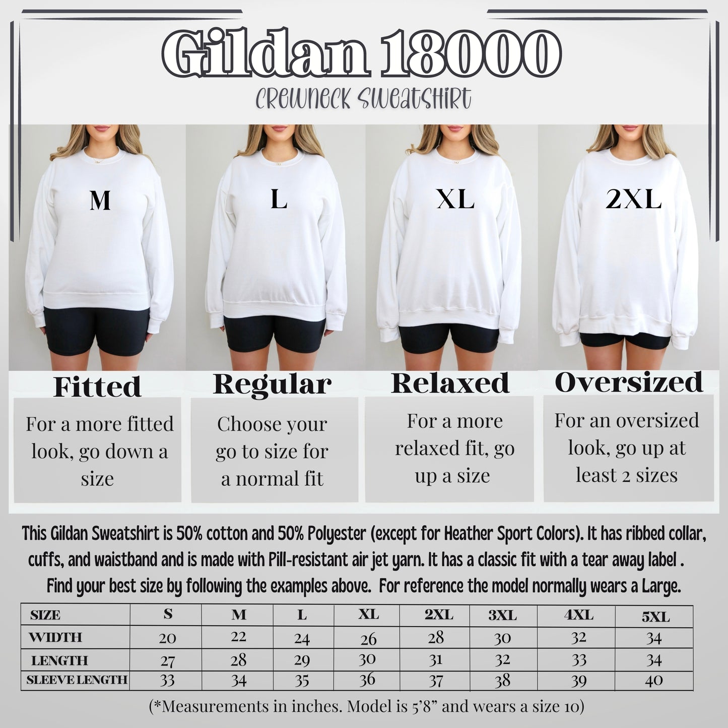 Embroidered Nurse Crewneck Sweater