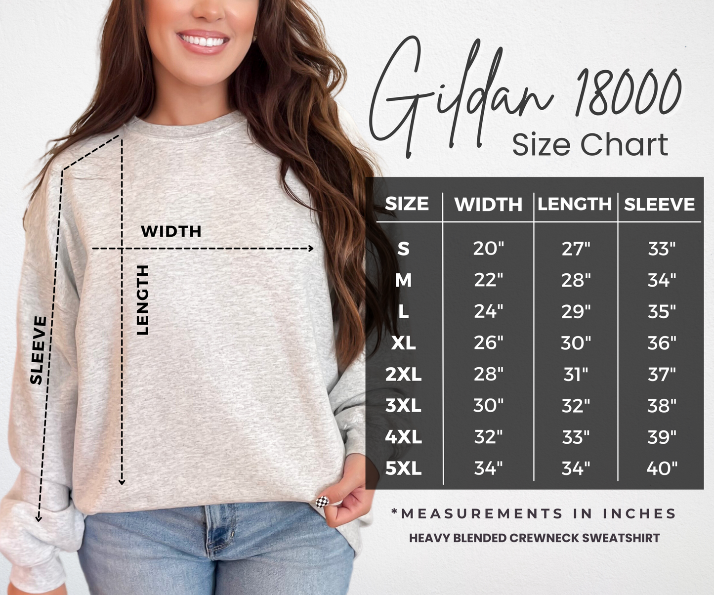 Embroidered Nurse Crewneck Sweater