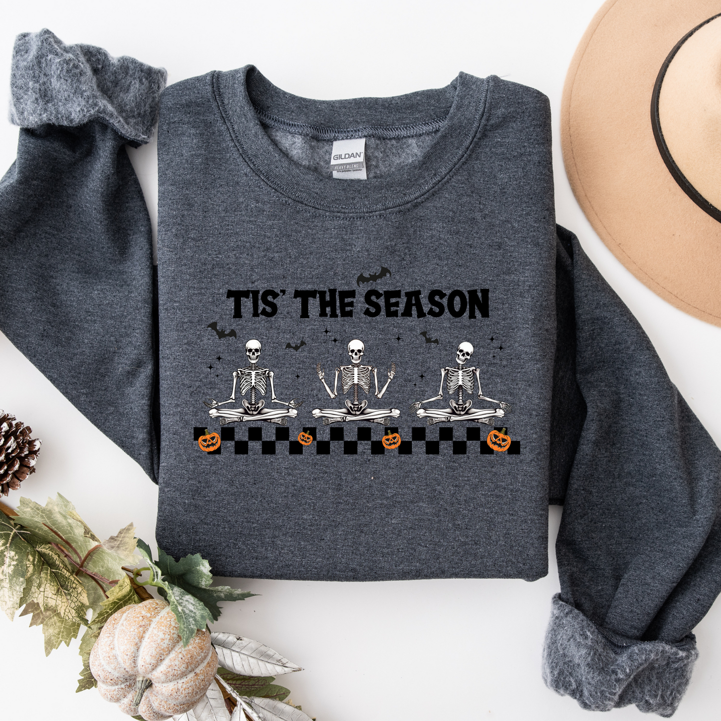 Tis The Season Skelton Crewneck Sweater