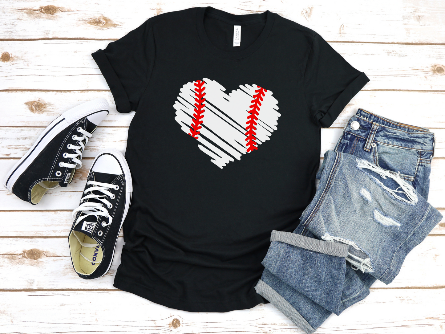 Baseball Heart T-Shirt
