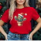 Merry Cactmas Christmas Cactus T-Shirt