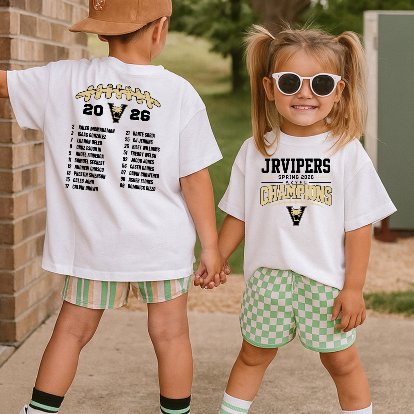 JrVipers Spring 2026 Champions UNISEX Tee - 11U