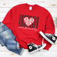 Cardinals Heart Sweater