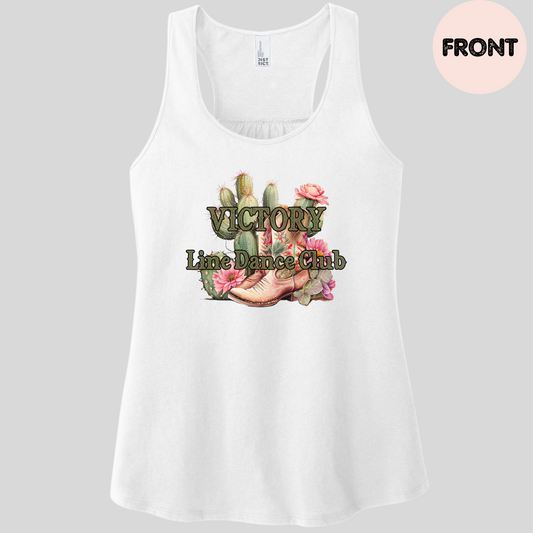 Victory Line Dance Club Women's Loose Tank Top