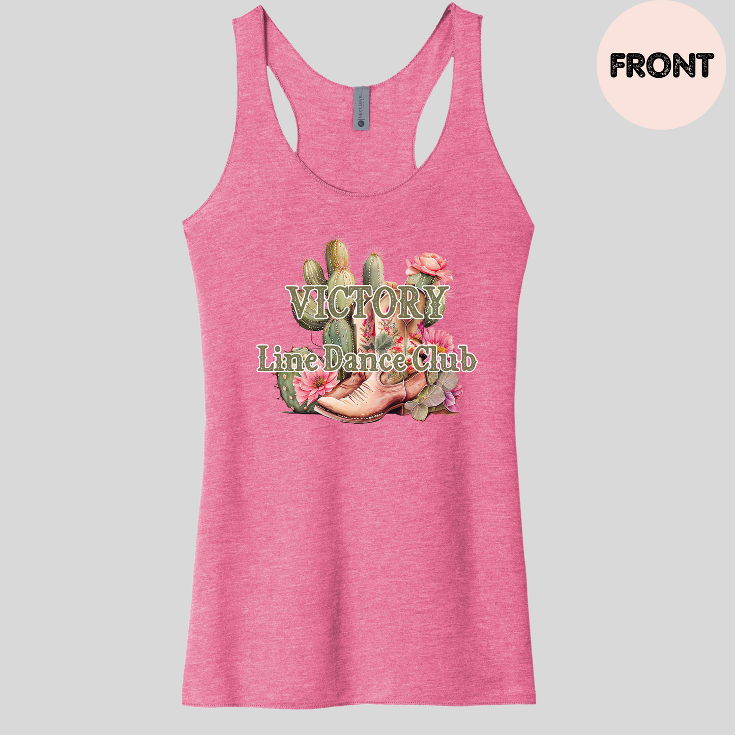 Victory Line Dance Club Women's Racerback Tank