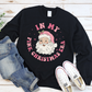 In My Pink Christmas Era Santa Crewneck Sweater