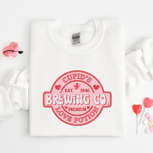 Cupids Brewing Co Love Potions Crewneck Sweater