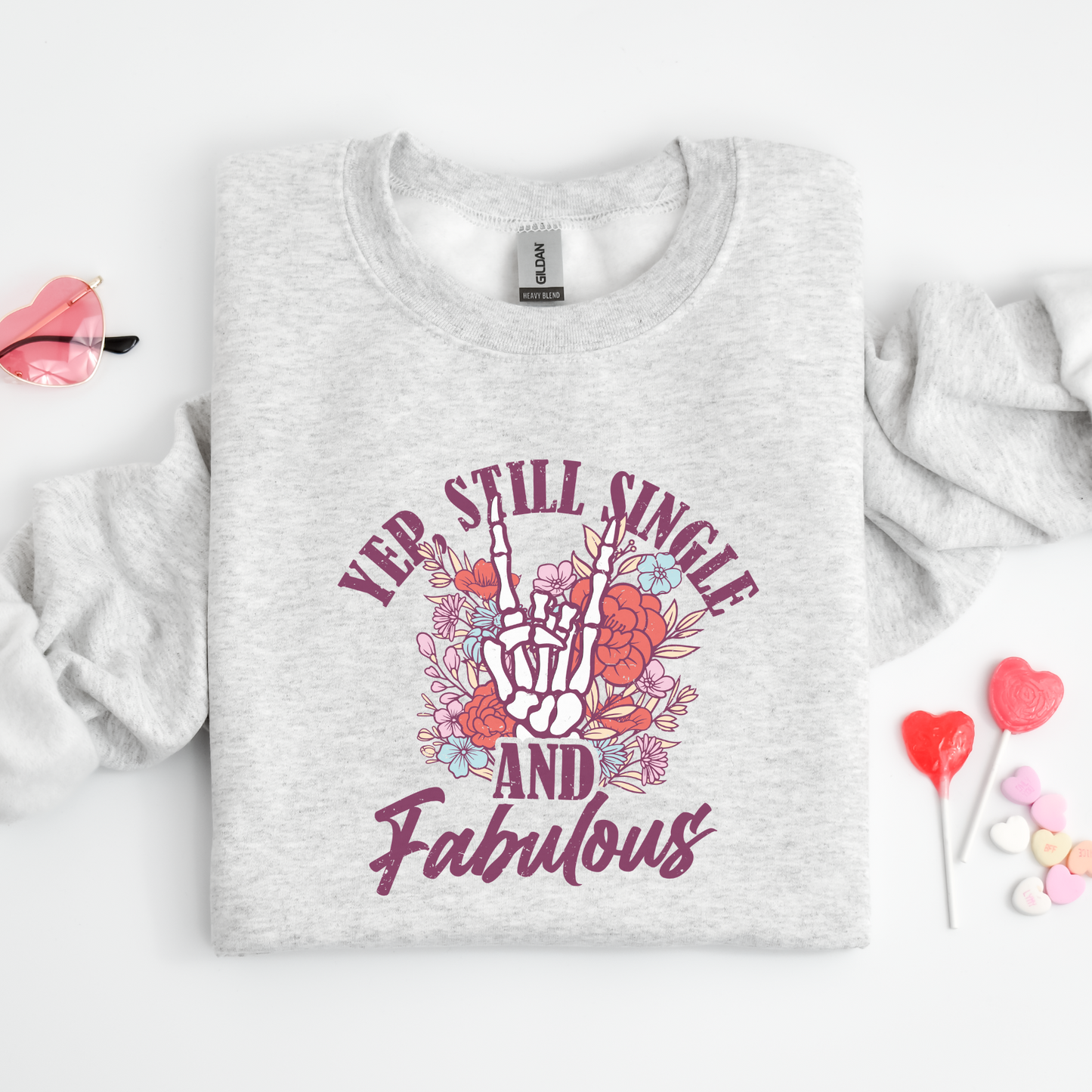 Single and Fabulous Crewneck Sweater