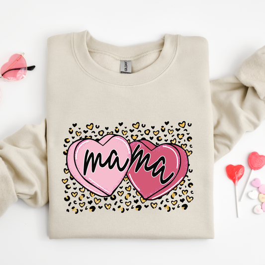 Mama Hearts Crewneck Sweater