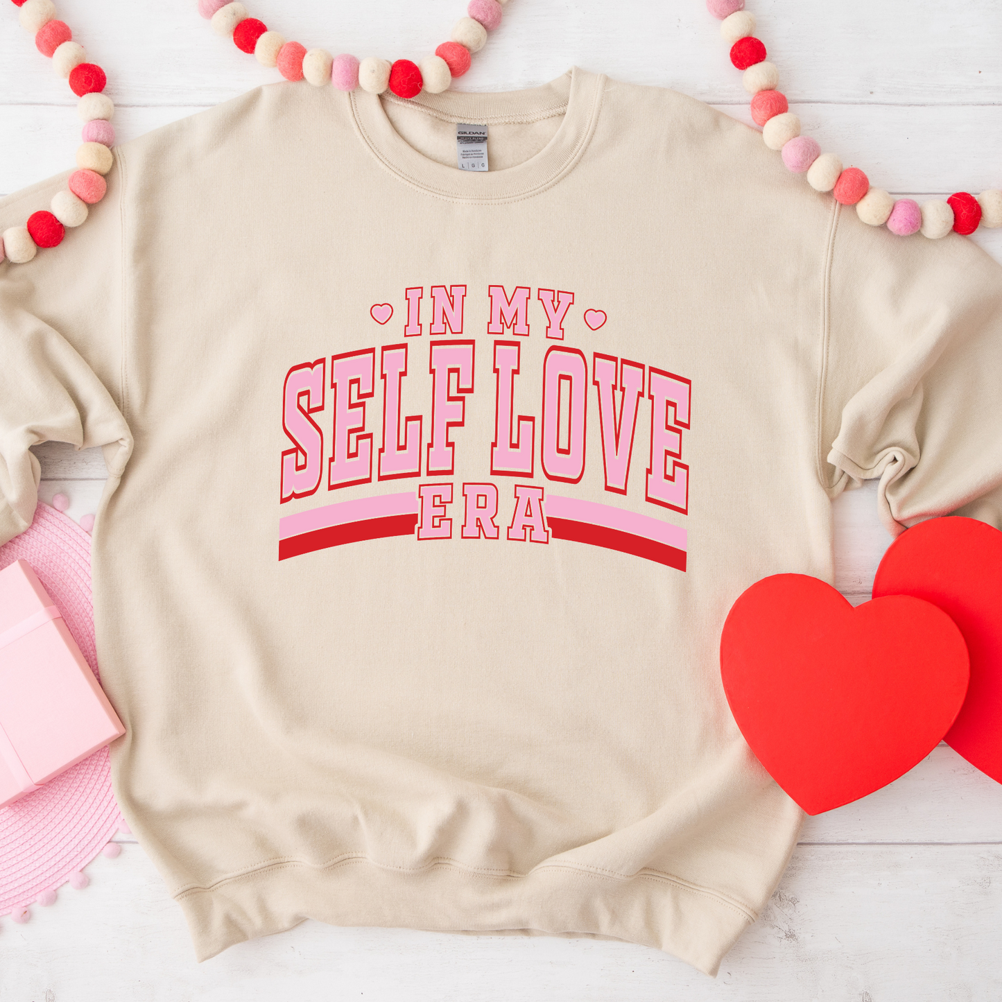 In My Self Love Era Crewneck Sweater