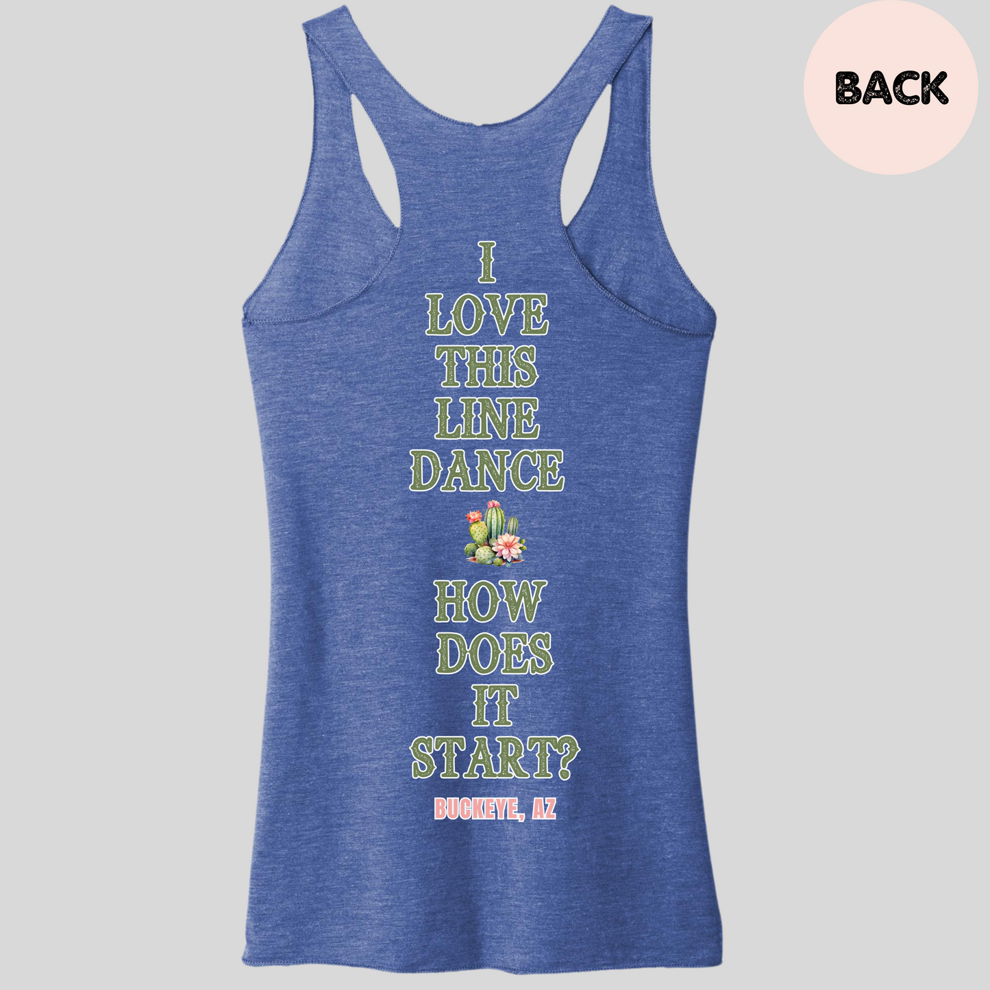 Victory Line Dance Club Women's Racerback Tank