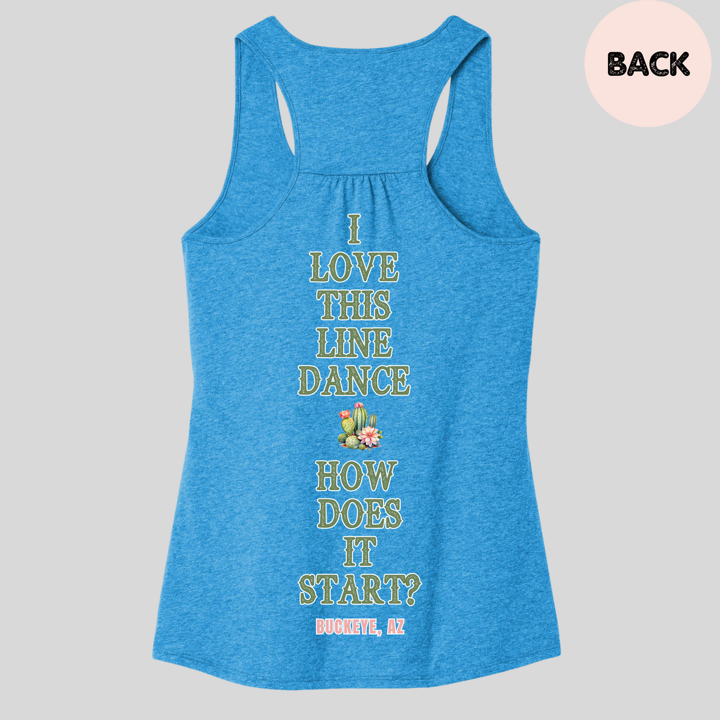 Victory Line Dance Club Women's Loose Tank Top