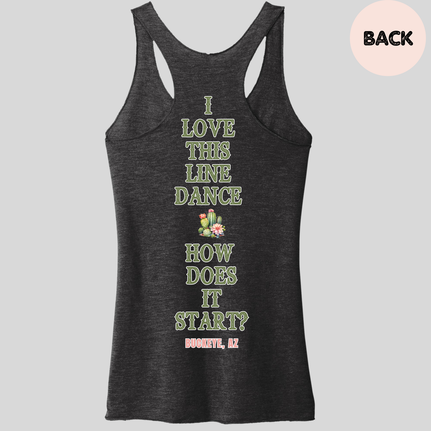 Victory Line Dance Club Women's Racerback Tank