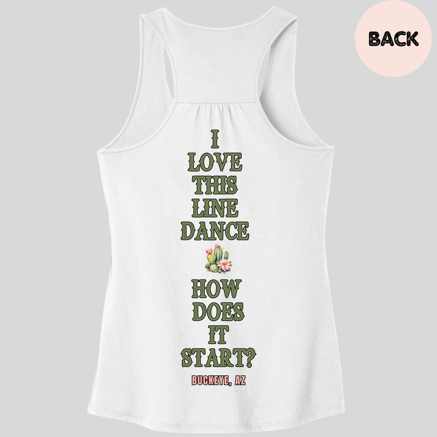 Victory Line Dance Club Women's Loose Tank Top