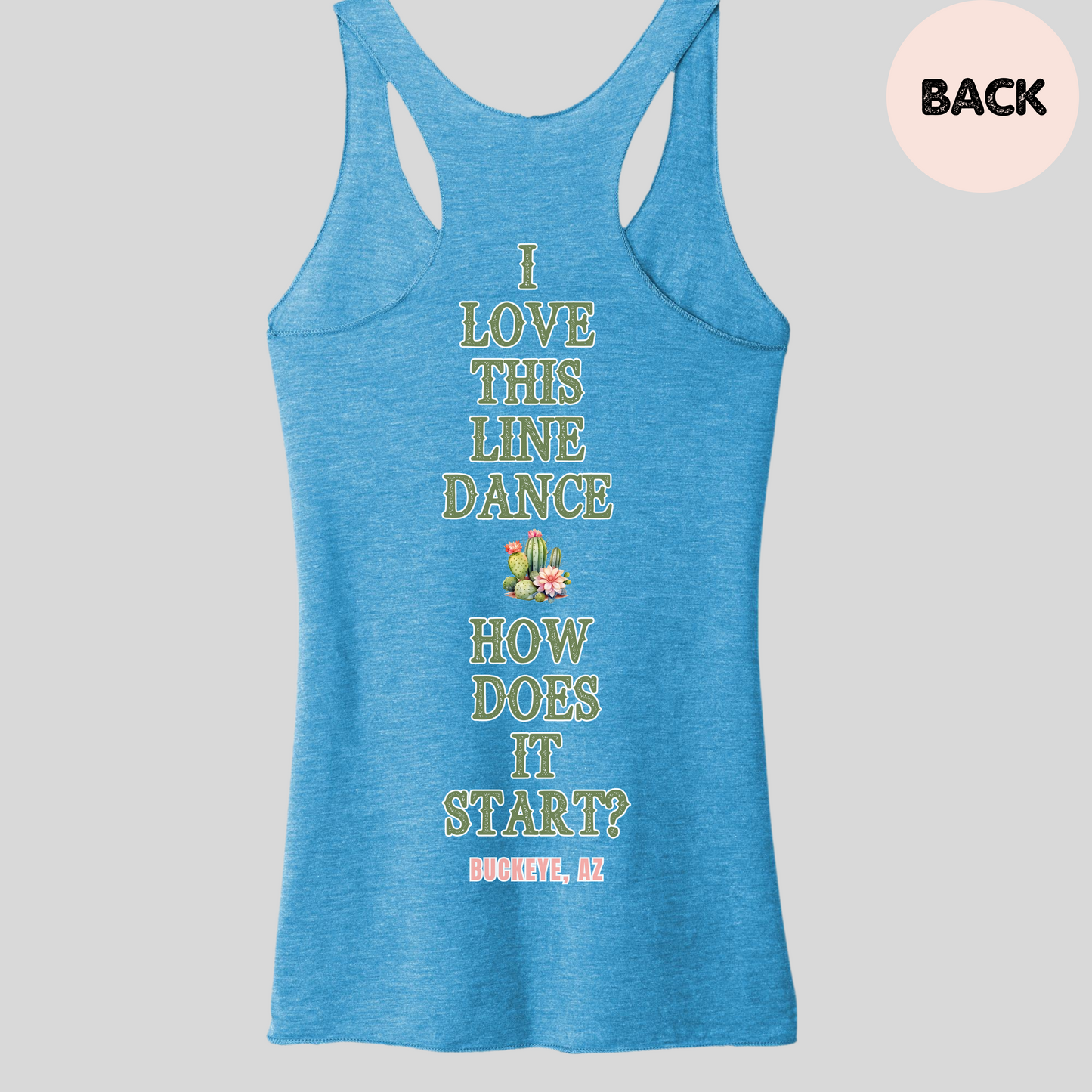 Victory Line Dance Club Women's Racerback Tank