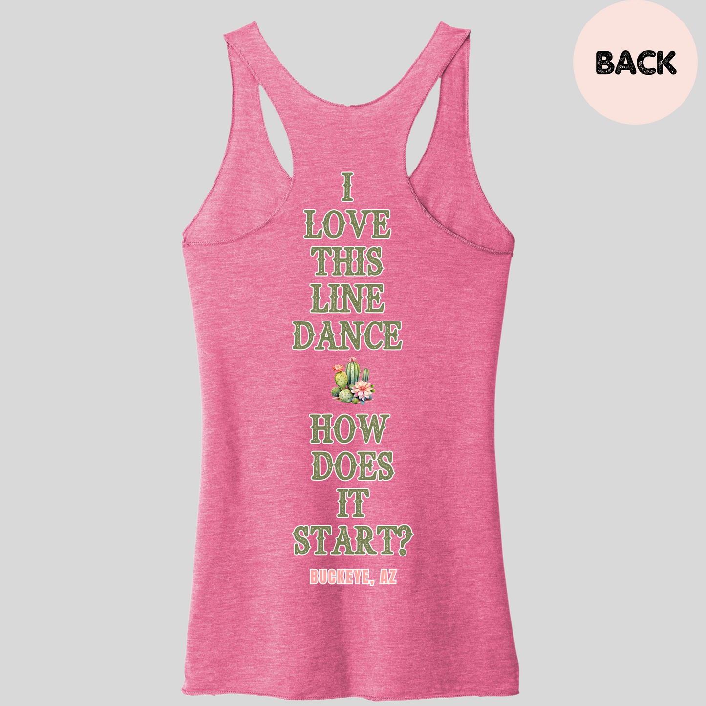 Victory Line Dance Club Women's Racerback Tank