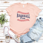 Baseball Stitched Mom  T-Shirt