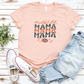 Vintage Print Football Mama T-Shirt