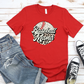 Baseball Mom Cheetah Baseball T-Shirt