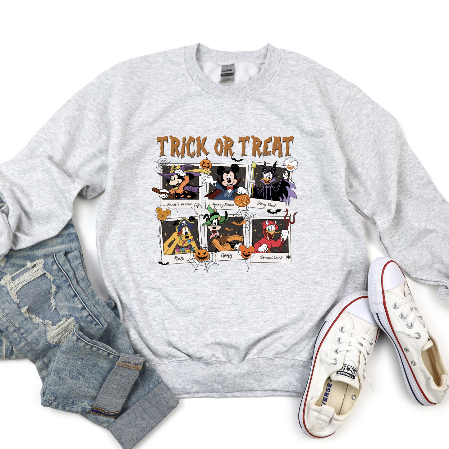 Mickey and Friends Trick or Treat ADULT Sweater