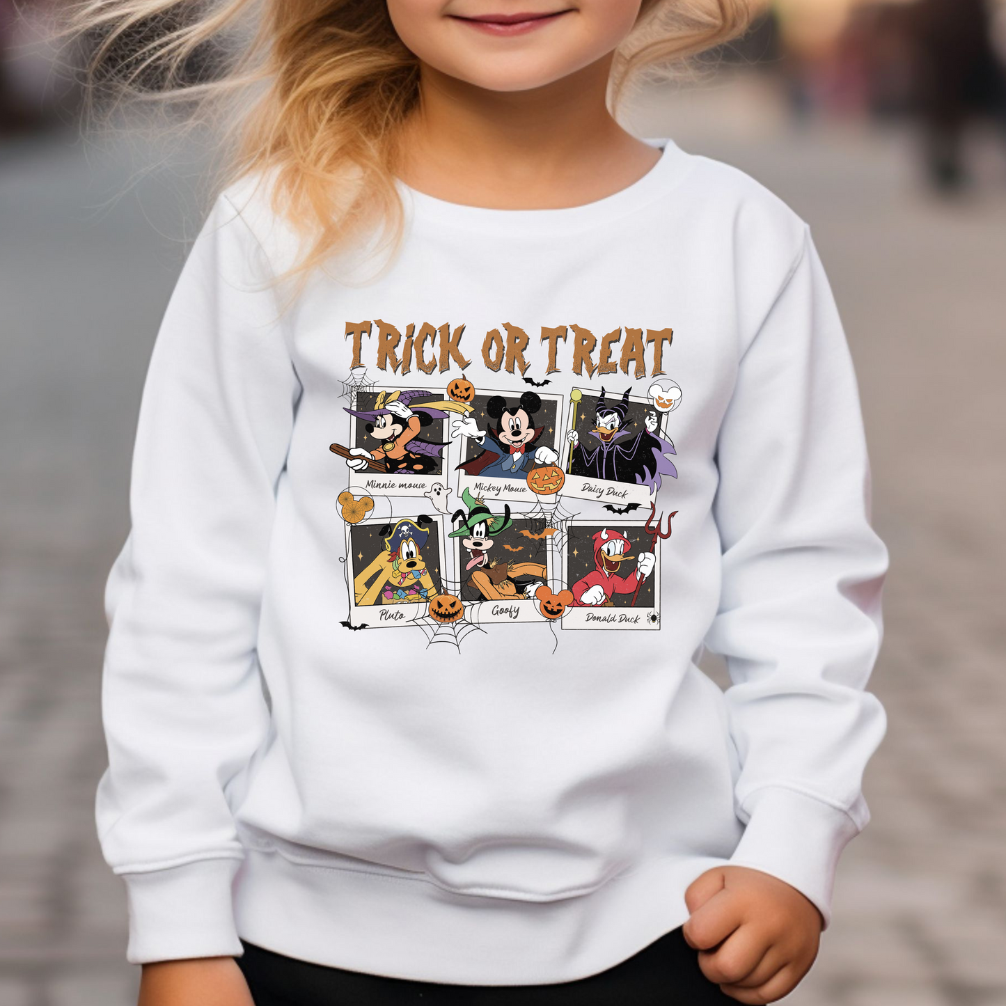 Mickey and Friends Trick or Treat KIDS Sweater