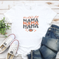 Vintage Print Football Mama T-Shirt