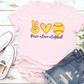 Love Peace Softball T-Shirt