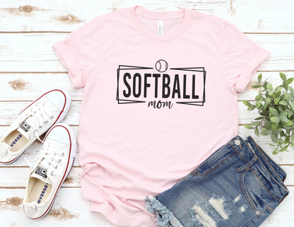 Modern Softball Mom T-Shirt