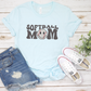 Vintage Groovy Softball Mom T-Shirt