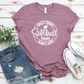 Crazy Loud Always Proud Softball Mom T-Shirt