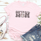 Vintage Groovy Softball Mom T-Shirt