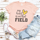 My Heart is On That Field Softball T-Shirt