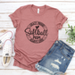 Crazy Loud Always Proud Softball Mom T-Shirt