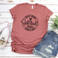 Crazy Loud Always Proud Softball Mom T-Shirt