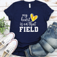 My Heart is On That Field Softball T-Shirt