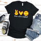 Love Peace Softball T-Shirt