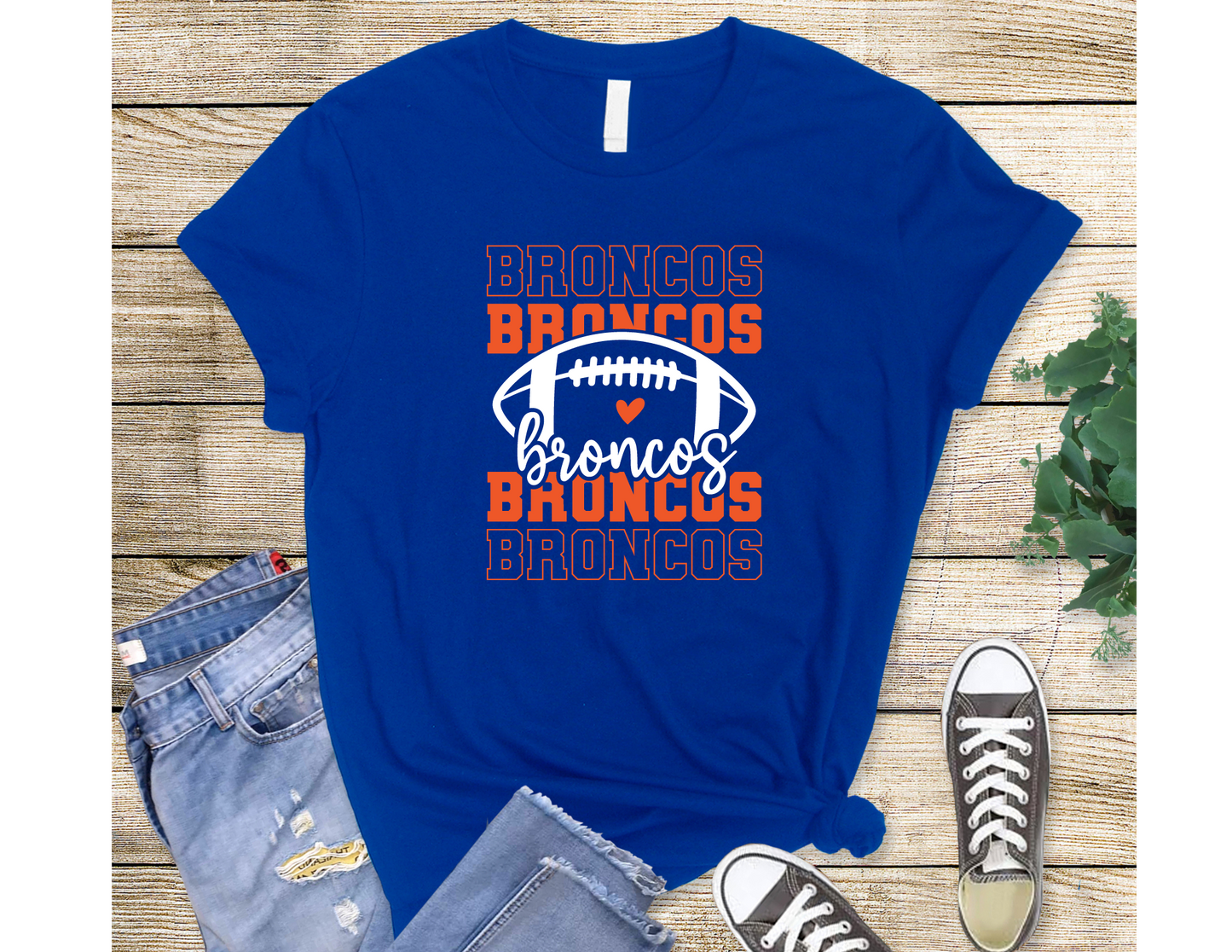 Stacked Broncos T-Shirt