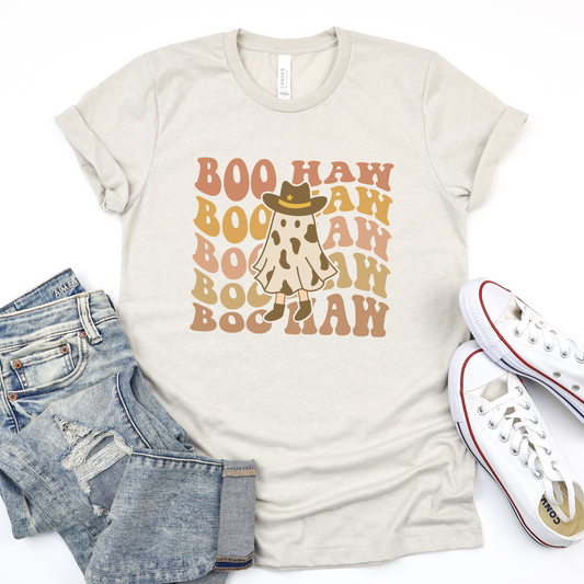 Boo-Haw Western Halloween T-Shirt