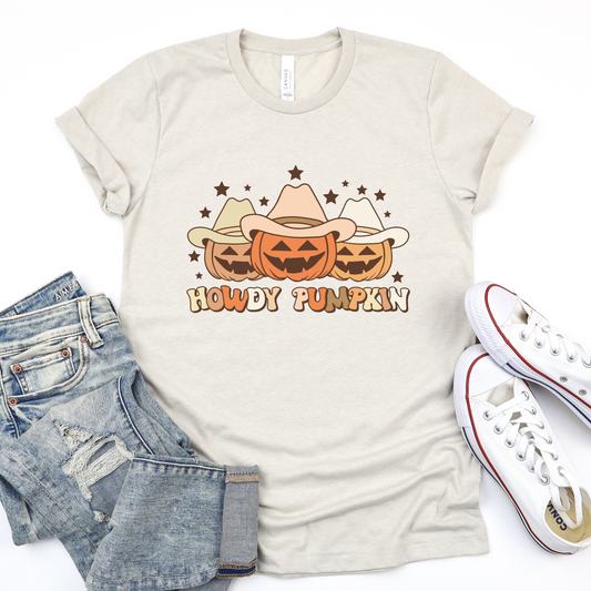 Howdy Pumpkin Western T-Shirt