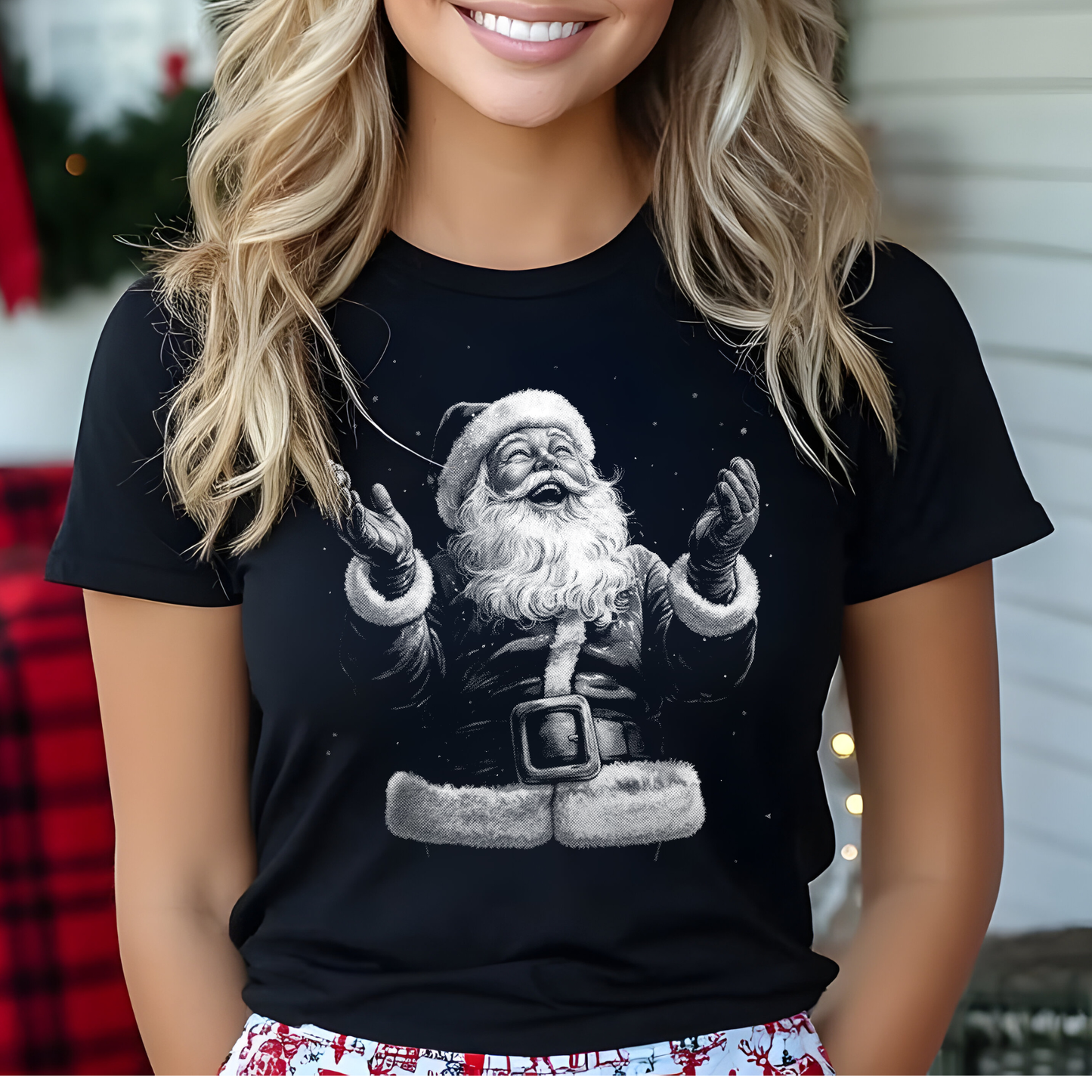 Vintage Santa Holiday Tee