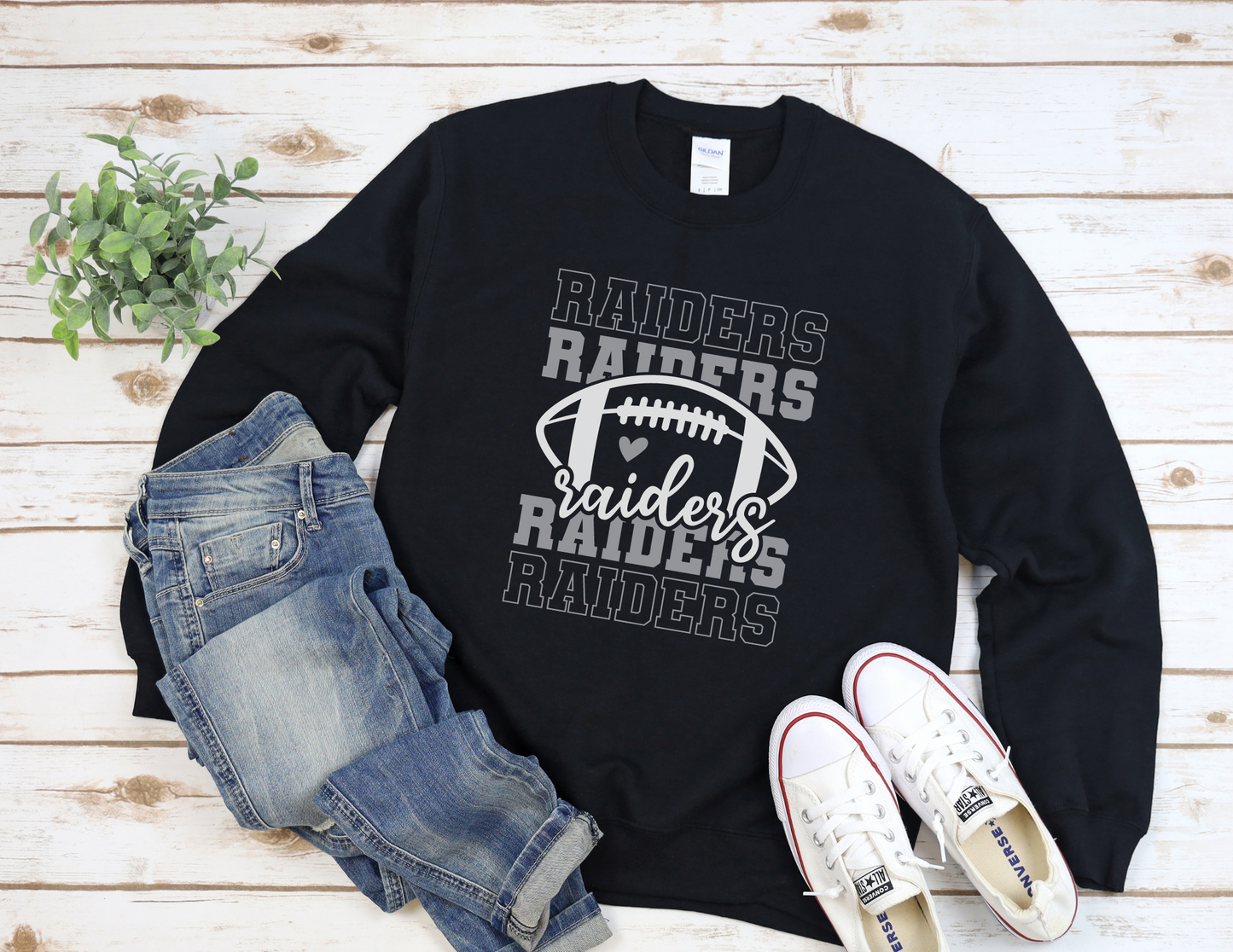 Stacked Raiders Sweater