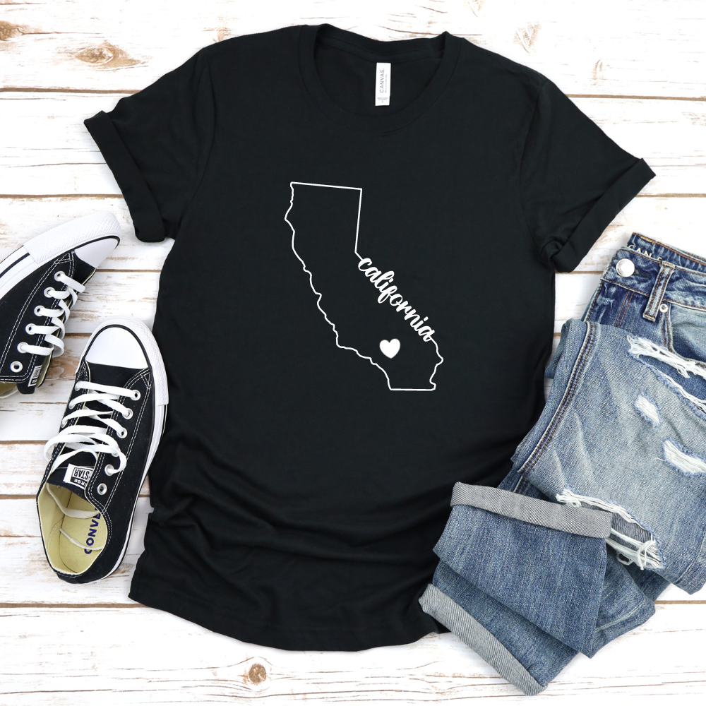 California Heart T-Shirt