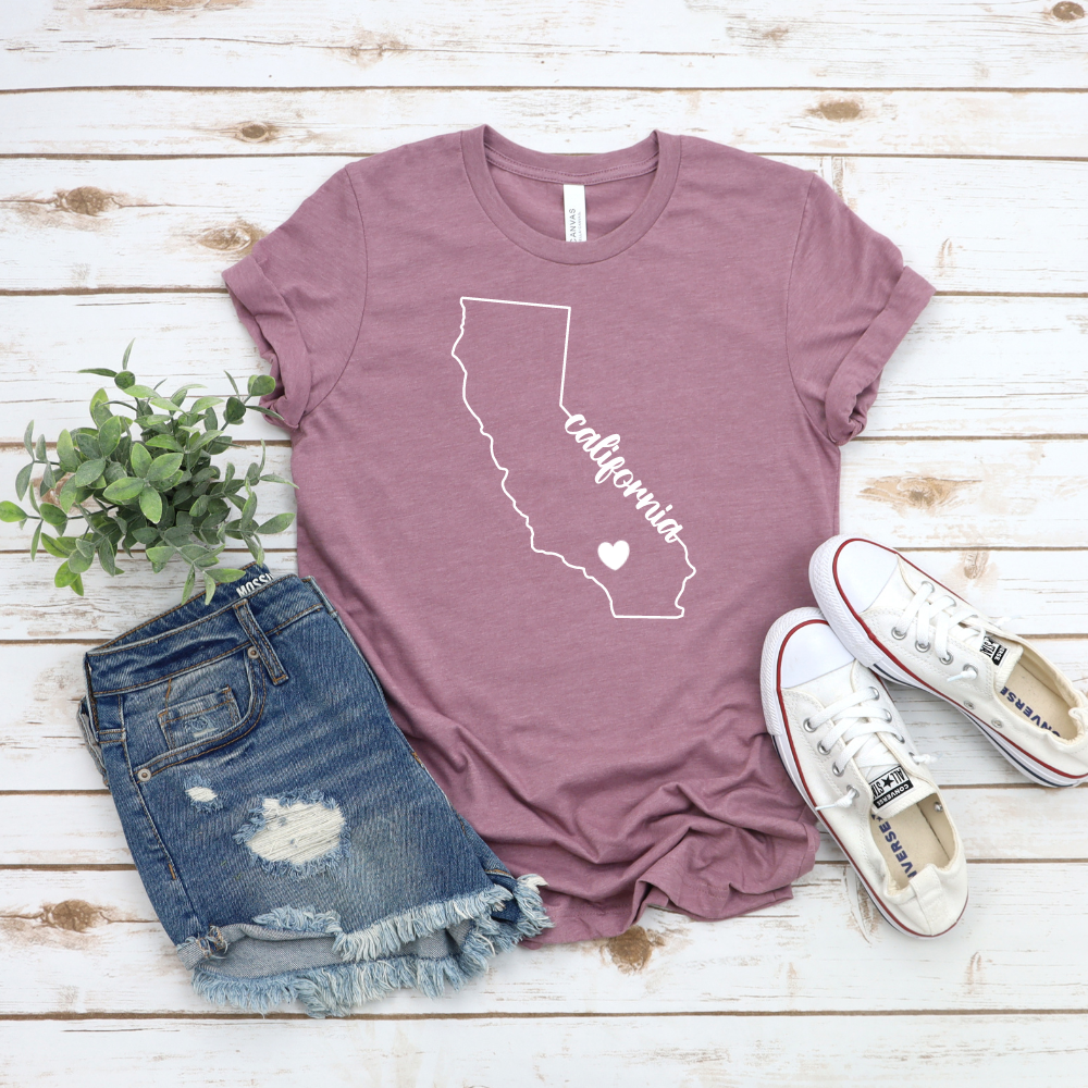 California Heart T-Shirt