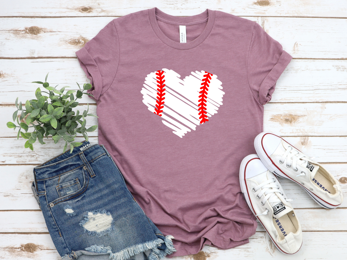 Baseball Heart T-Shirt