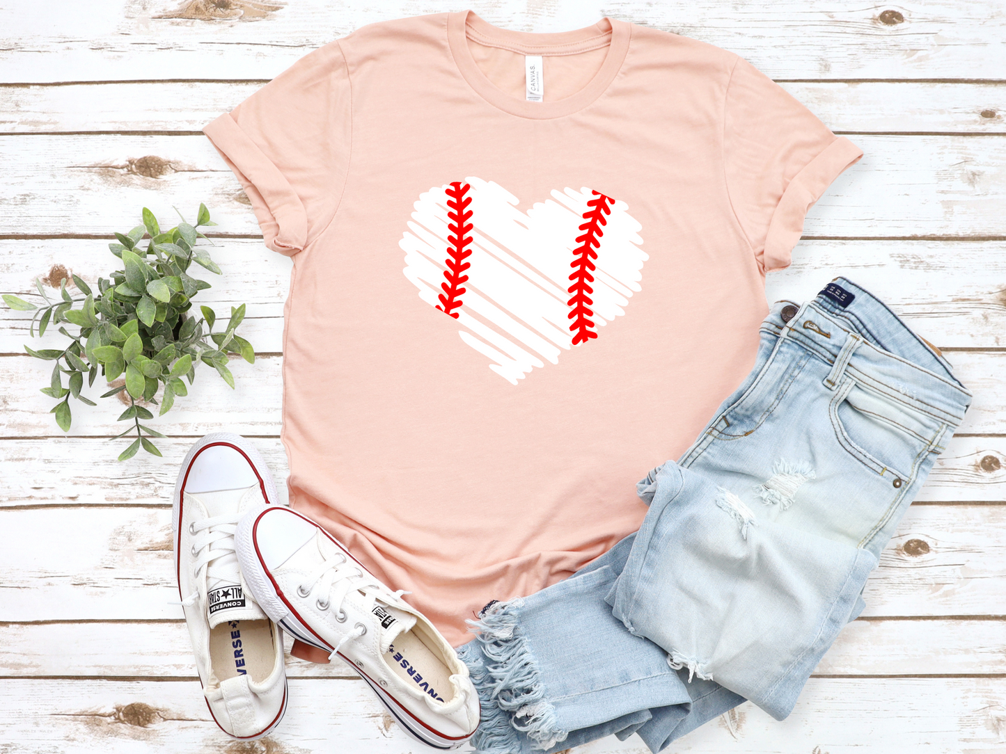 Baseball Heart T-Shirt