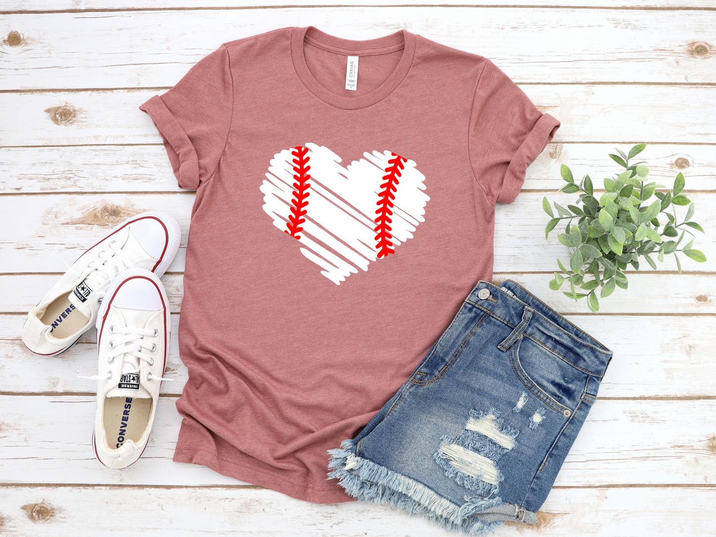 Baseball Heart T-Shirt