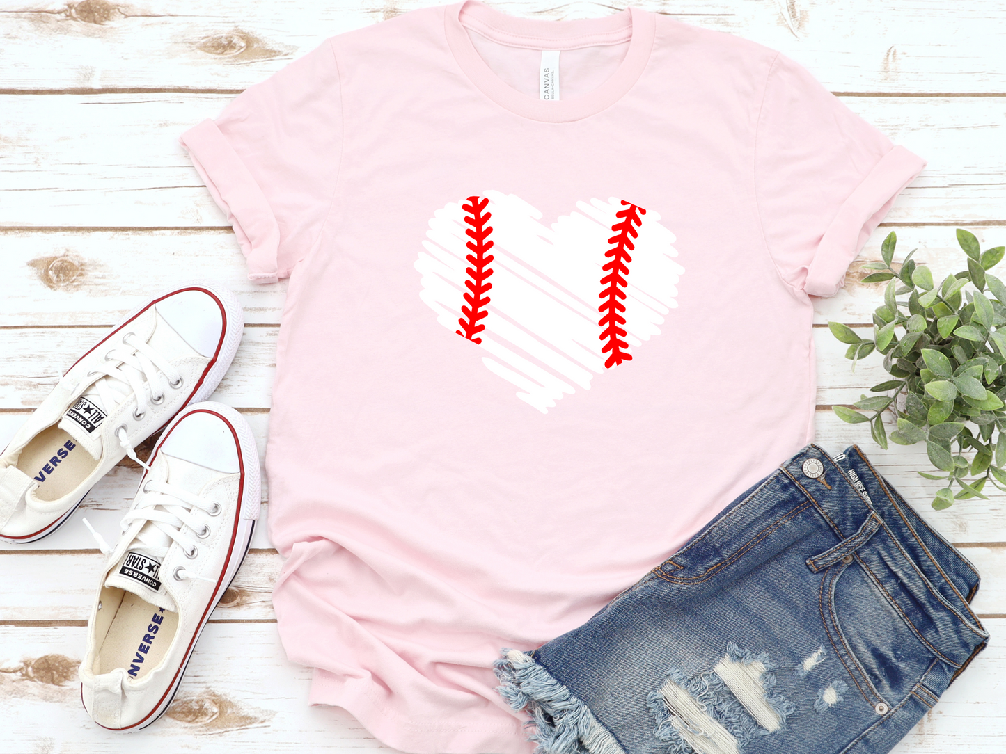 Baseball Heart T-Shirt