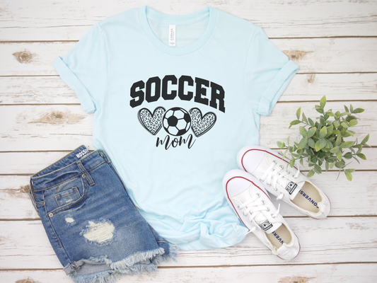 2 Hearts Soccer Mom T-Shirt