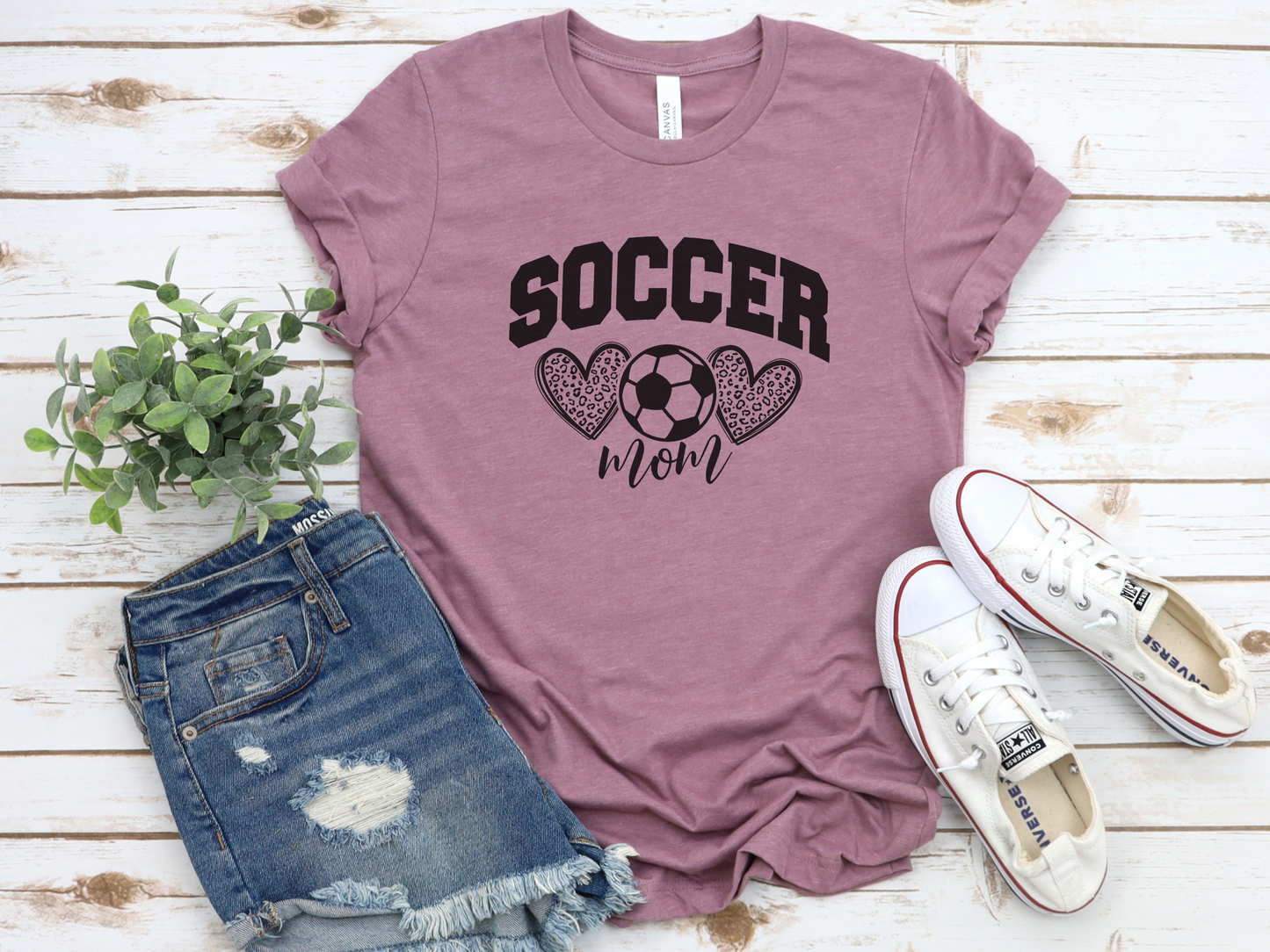 2 Hearts Soccer Mom T-Shirt