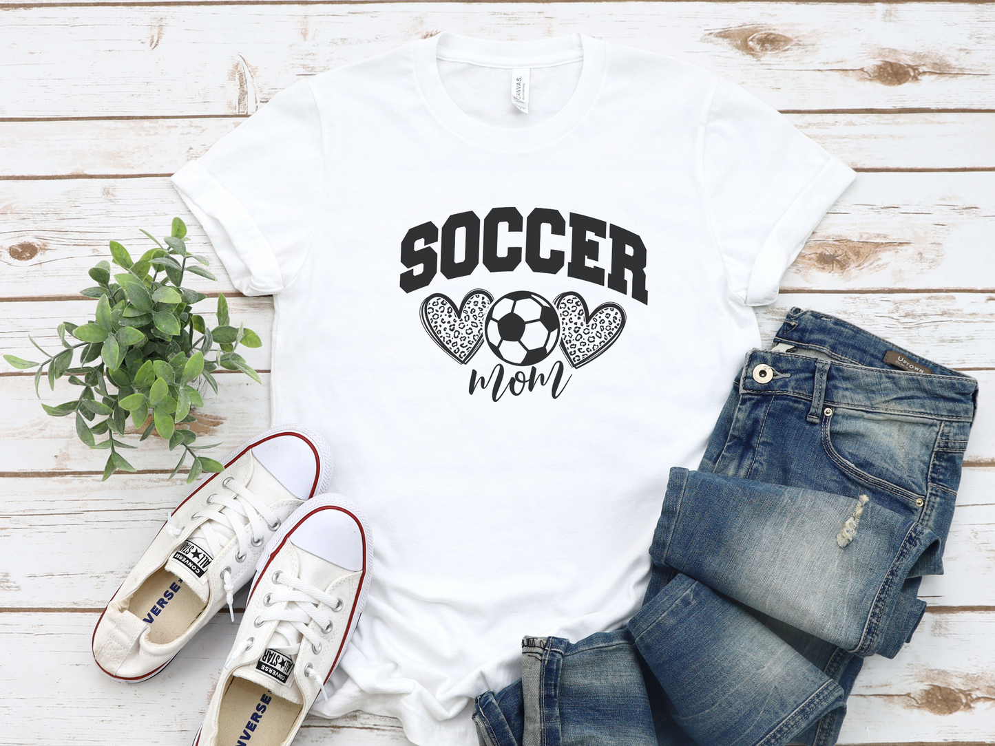 2 Hearts Soccer Mom T-Shirt